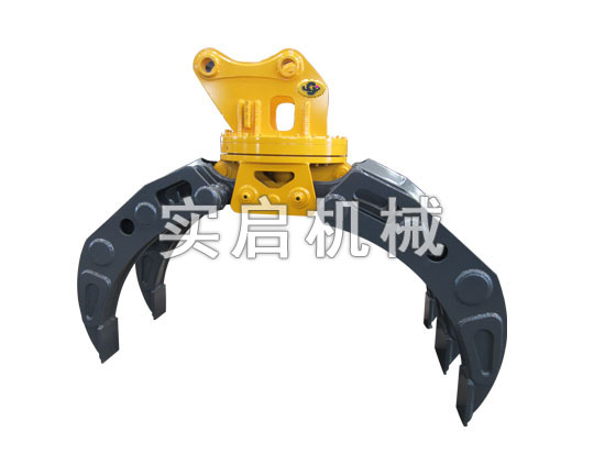 Unlimited rotary hydraulic clamp wood machine